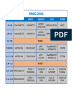 Horario 6to C