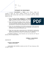 Ilide - Info Sample Affidavit of Desistance PR - Combined