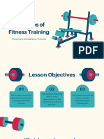 Principles of Fitness Training