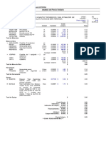 Analisis de Precio Unitario de Acceso Vehicular