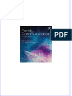 Family Communication (Routledge Communication Series) 3rd Chris Segrin Chris Segrin &amp Jeanne Flora All Chapter Instant Download