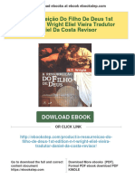 (PDF Download) A Ressurreição Do Filho de Deus 1st Edition N T Wright Eliel Vieira Tradutor Daniel Da Costa Revisor Fulll Chapter