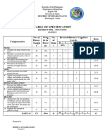 District Pre-Test MAPEH 5