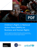 Childrens Rights in National Action Plans Naps On Business and Human Rights