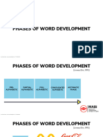 Phases of Word Development