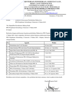 Surat Pemberitahuan Jadwal PPG G2 2023