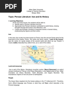 Persian Literature Handout