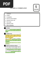 Control and Coordination