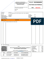 Factura Electrónica: No Se Acepta Devoluciones Pasadas 24 Horas de Recepcionada La Mercaderia