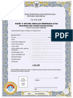 Format Ijazah Paket C IPS 2016