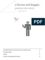 Consumer Drones and Goggles Compatibility Information EN