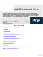 Long-Term Trends in UK Employment - 1861 To 2018