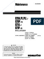 D20 D321 Bulldozer Operation Maintenance Manual