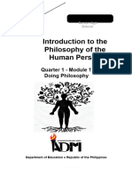 Introduction To Philosophy Module 1 Grade 12 - Compress