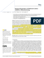 Topological & Mechanical Properties of Different Lattice Structures Based On AM