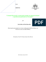 de Apoio 3 - Intervenções Geradas em Contexto de Desastre