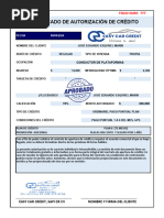 Autorizacion de Credito Actual