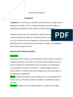 Contrato de Depósito