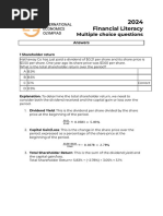 IEO FL MCQ Answers 2024