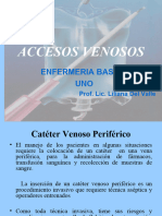 Accesos Venosos: Enfermeria Basica UNO