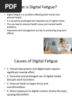 Comprehensive Digital Fatigue Presentation