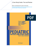 Pediatric Critical Care Study Guide: Text and Review. 2012th Edition. ISBN 0857299220, 978-0857299222