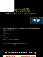 Becoming A Media Information and Technology Literate