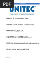 Entregable 2 Estadística Aplicada y Pronósticos TERMINADO