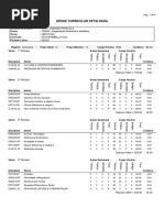 Grade Curricular Detalhada: 320054 - Engenharia Ambiental e Sanitária 20181EAMBM - 2º Ciclo