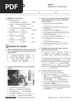 Vocabulary Extension Unit5 Without Answers