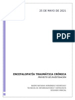 25 DE MAYO DE 2021: Encefalopatía Traumática Crónica