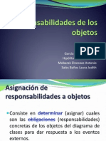 Responsabilidades de Los Objetos