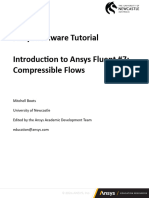 Compressible Flow Fluent Tutorial Tutcofflen24