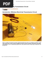 Wireless Electricity Transmission Circuit - 9 Steps (With Pictures) - Instructables