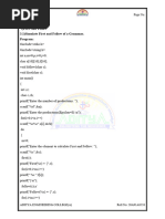 Week - 3 3) First and Follow 3.1) Simulate First and Follow of A Grammar. Program