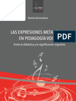 Expresiones Metaforicas en Pedagogia Voc