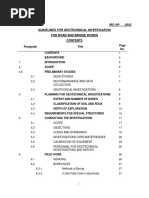 GUIDELINES FOR GEOTECHNICAL INVESTIGATION For Road and Bridge Works