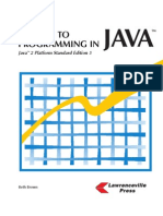 A Guide To Programming in Java