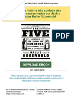 (PDF Download) The Five A História Não Contada Das Mulheres Assassinadas Por Jack o Estripador Hallie Rubenhold Fulll Chapter