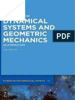 Dynamical Systems and Geometric Mechanics An Introduction by Jared Michael Maruskin