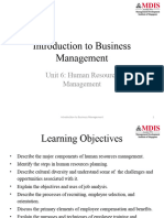 Unit 6 - Introduction To Business Management