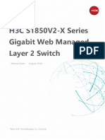 H3C S1850V2-X Series Layer 2 Gigabit Access Switch Datasheet - 1861417 - 748048 - 0