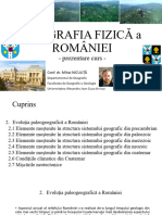 GEOGRAFIA FIZICA A ROMANIEI Curs 02