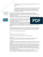 Loi Nº 15-023 Du 31 Décembre 2015 Modifiant La Loi Nº 024-2002 Du 18 Novembre 2002 Portant Code Pénal Militaire