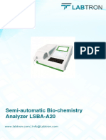 8.semi Automatic Bio Chemistry Analyzer LSBA A20