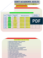 Revised Schedule