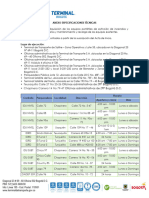 Anexo de Especificaciones Técnicas - Extintores