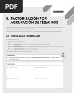 Factorización 3° Medio 