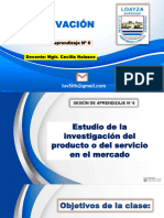 IAL. SESIÓN 6 - Estudio de La Investigación Del Producto o Del Servicio en El Mercado - INNOVACIÓN - 04