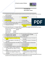 PRC-4 MOCK August 2022 Dawood Shahid